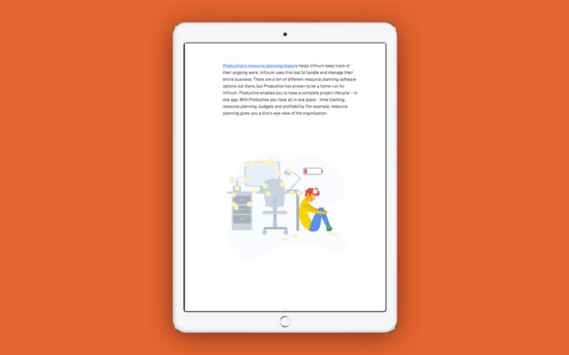 Productive screenshot 1