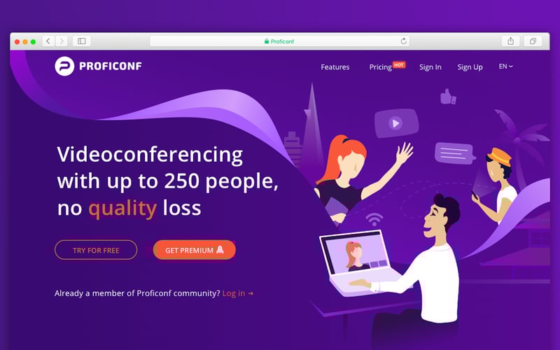 Proficonf screenshot 1