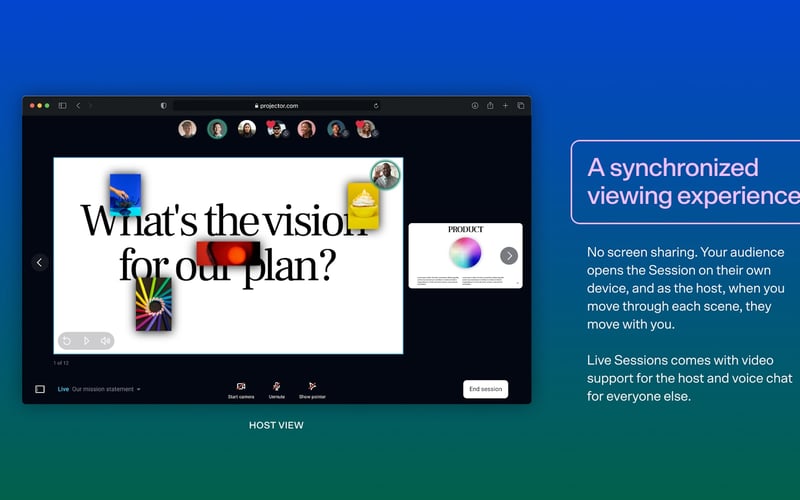 Projector screenshot 2