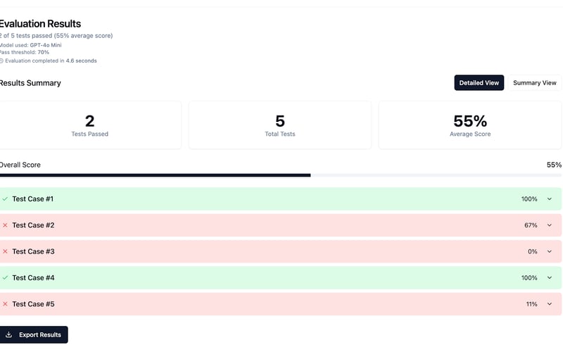 PromptPerf screenshot 3