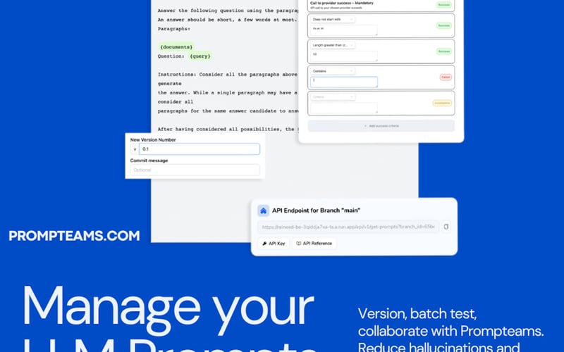 Prompteams - Git for AI screenshot 1