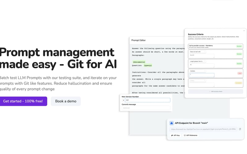 Prompteams - Git for AI screenshot 2