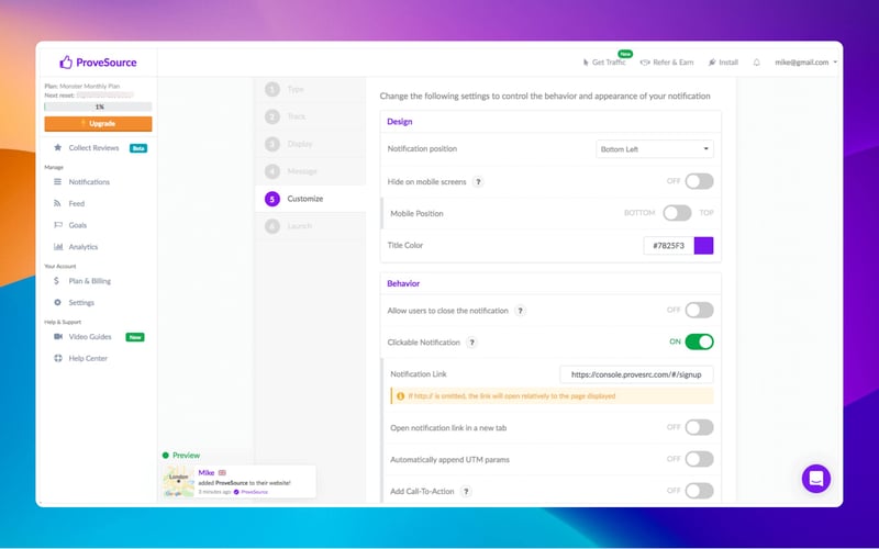 ProveSource screenshot 3
