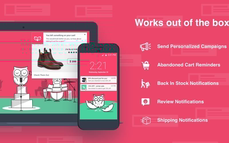 PushOwl screenshot 2