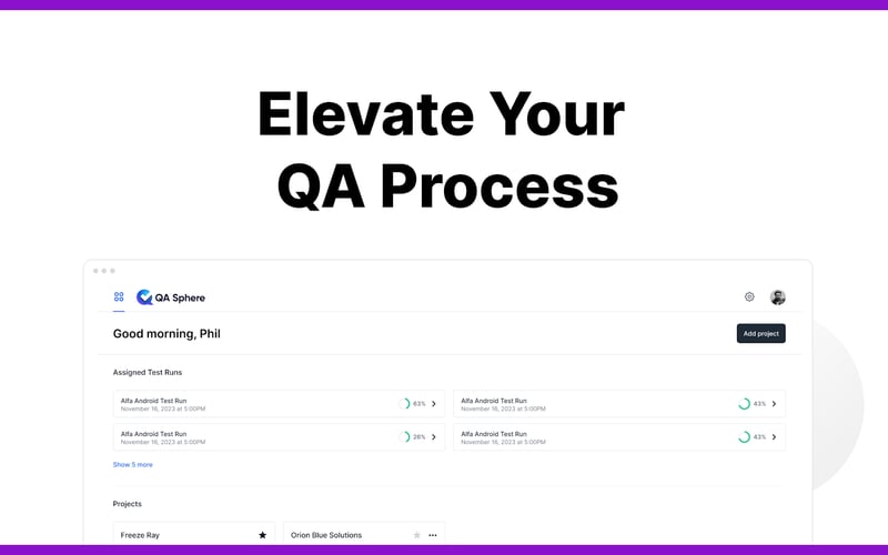 QA Sphere screenshot 1