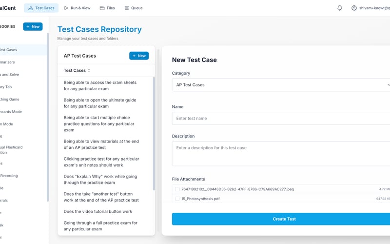 QualGent screenshot 2