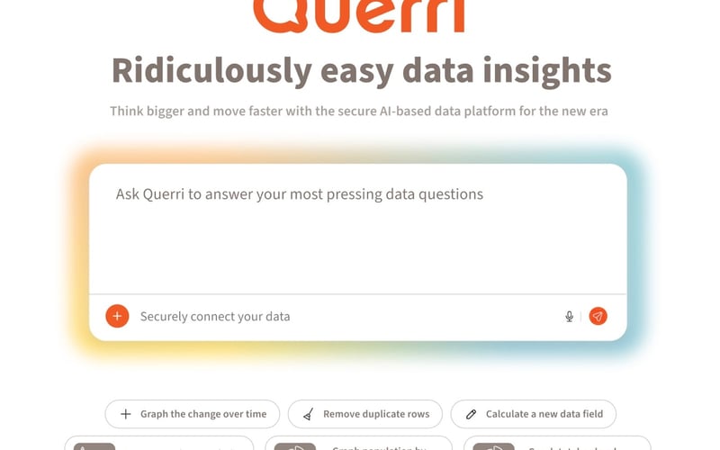 Querri Dashboard Builder screenshot 1