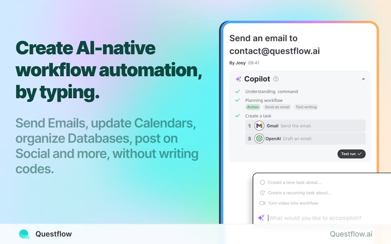 Questflow screenshot 1