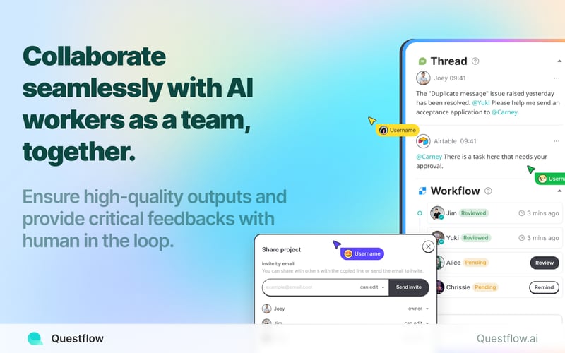 Questflow screenshot 2