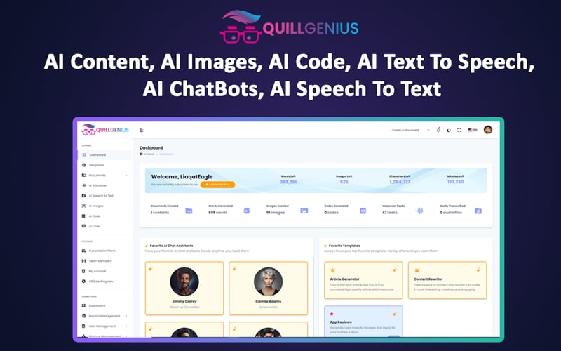QuillGenius AI Copywriting Tool screenshot 1