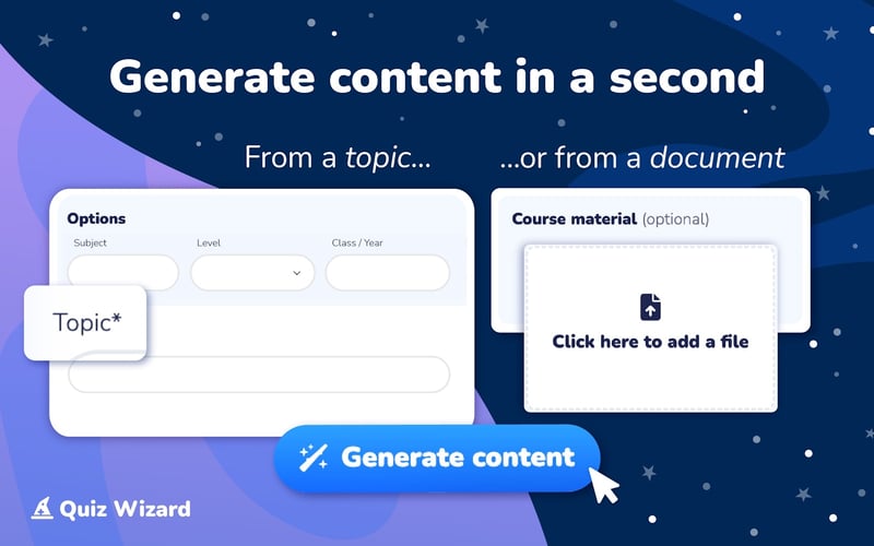 Quiz Wizard screenshot 1