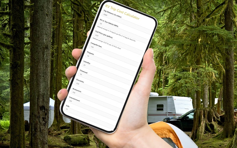 RV Trip Cost Calculator screenshot 2