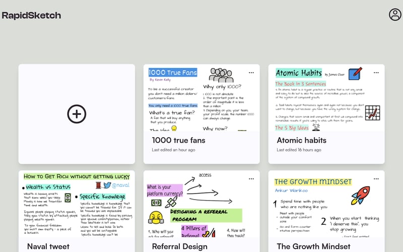 RapidSketch screenshot 2