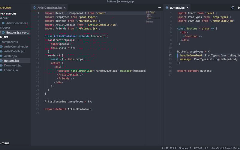 React Proto screenshot 1