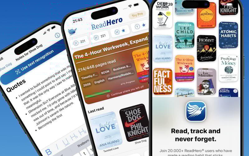 ReadHero screenshot 1