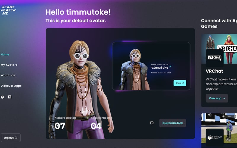 Ready Player Me Halloween Edition screenshot 2