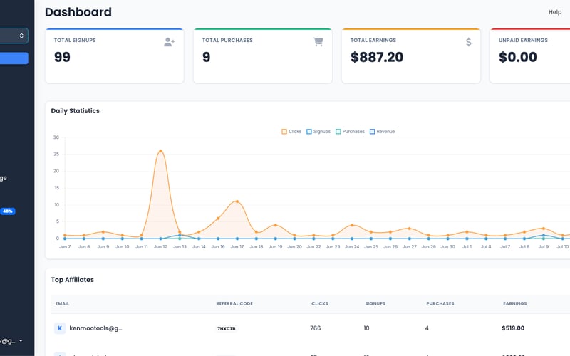 Refgrow screenshot 2