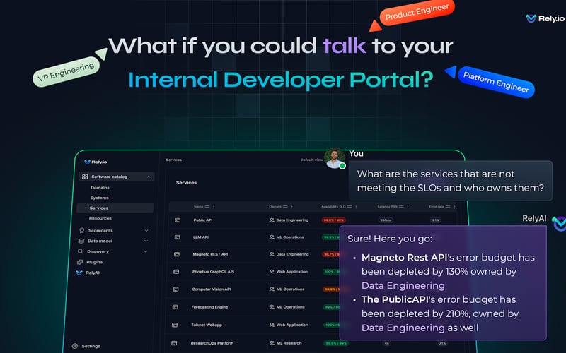 Rely.io screenshot 1