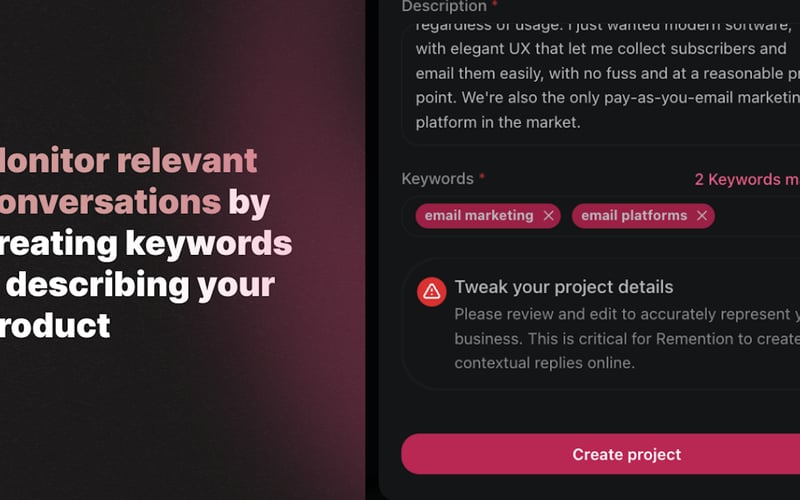 Remention screenshot 3