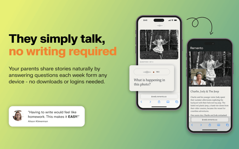 Remento screenshot 2