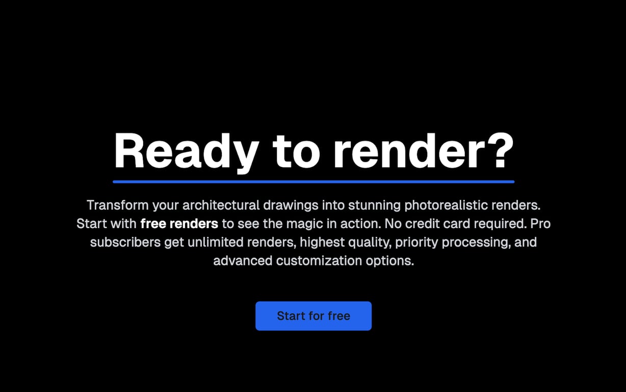 Render a House preview