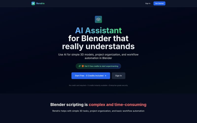 Rendrix screenshot 1