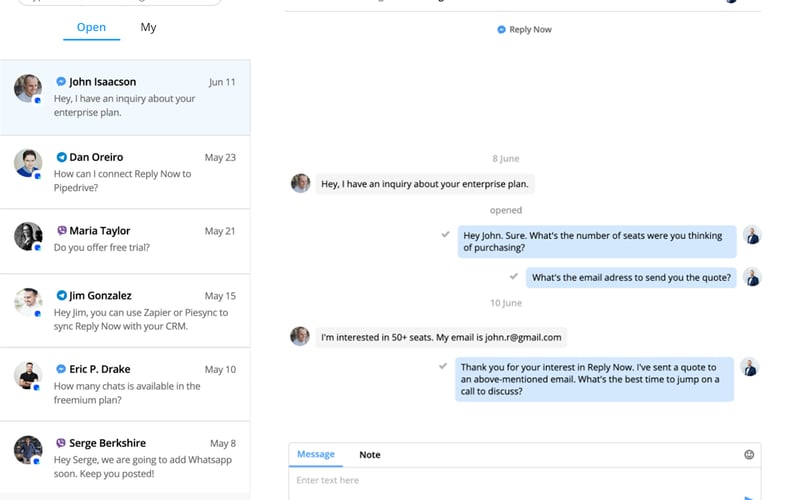 Reply Now screenshot 1