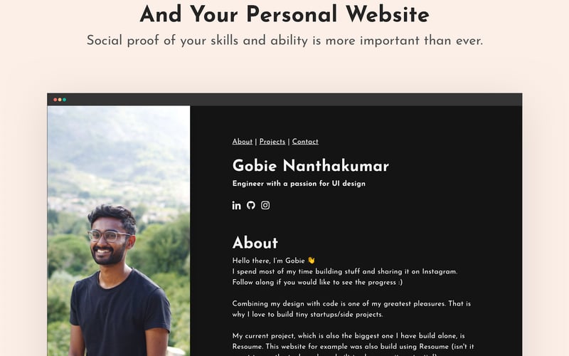 Resoume screenshot 3