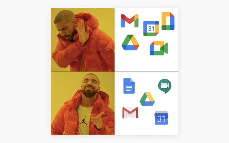 Restore the Google icons screenshot 1
