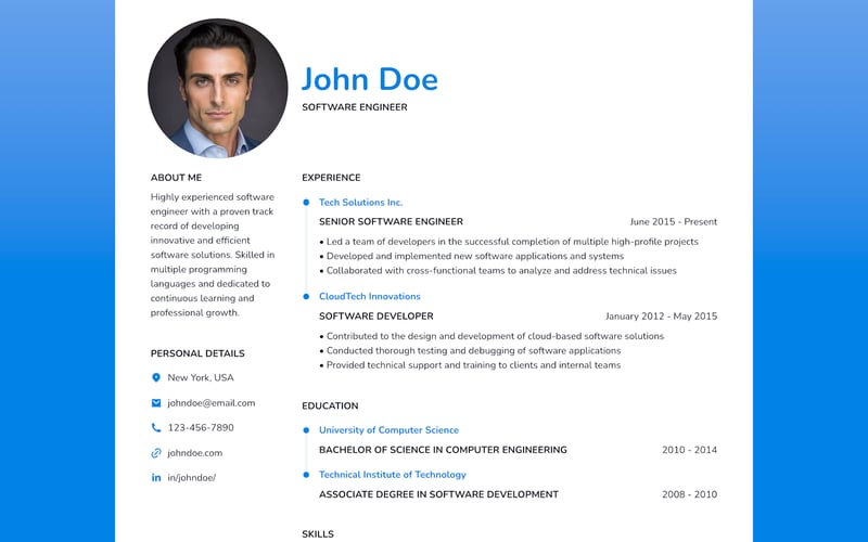 ResumeMaker.Online screenshot 2