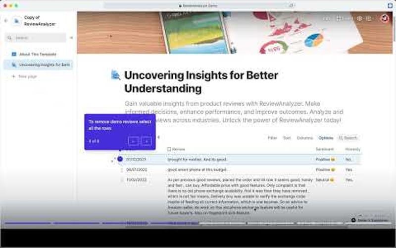 ReviewAnalyzer screenshot 1