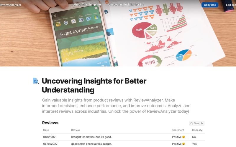 ReviewAnalyzer screenshot 3