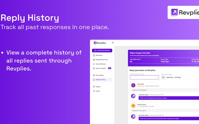 Revplies screenshot 1