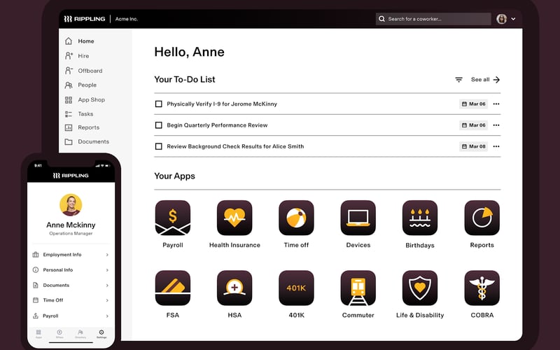 Rippling screenshot 1