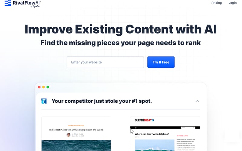 RivalFlow AI screenshot 2