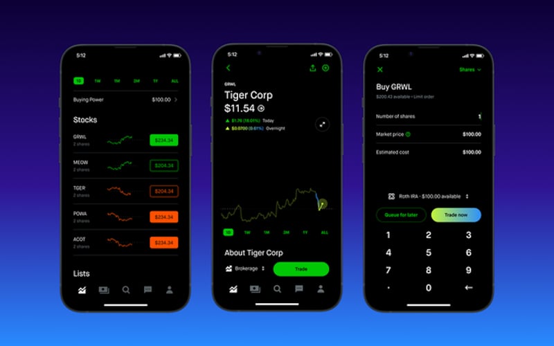 Robinhood screenshot 1