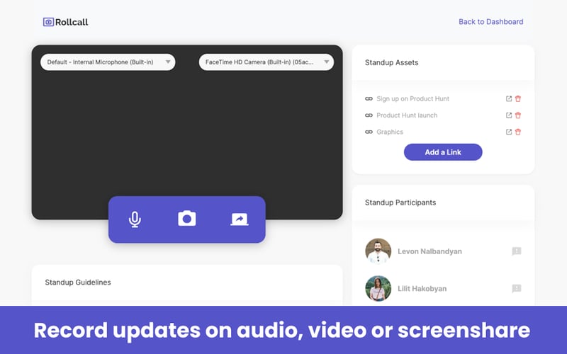 Rollcall screenshot 2