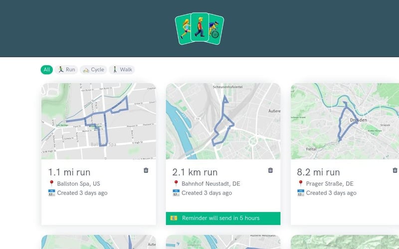 Routeshuffle screenshot 2