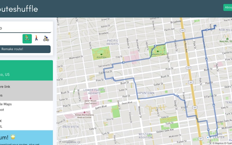 Routeshuffle screenshot 3