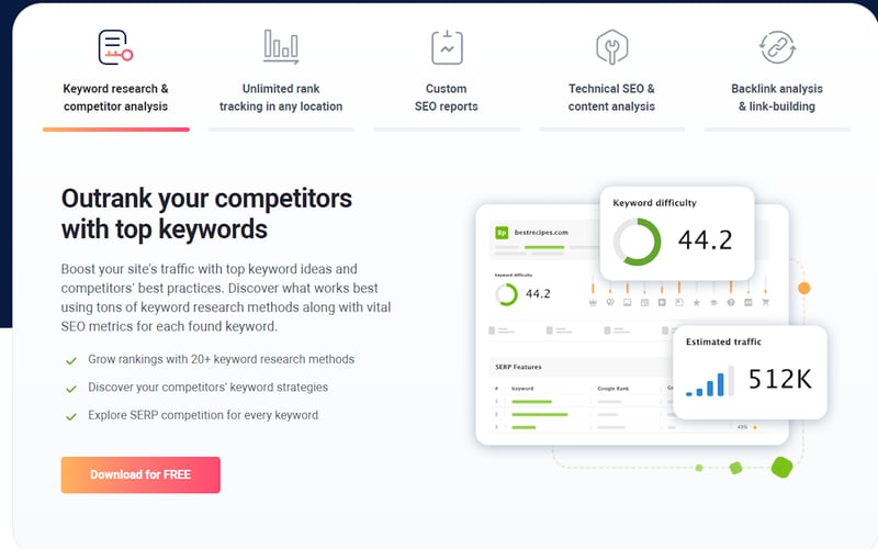 SEO PowerSuite screenshot 2