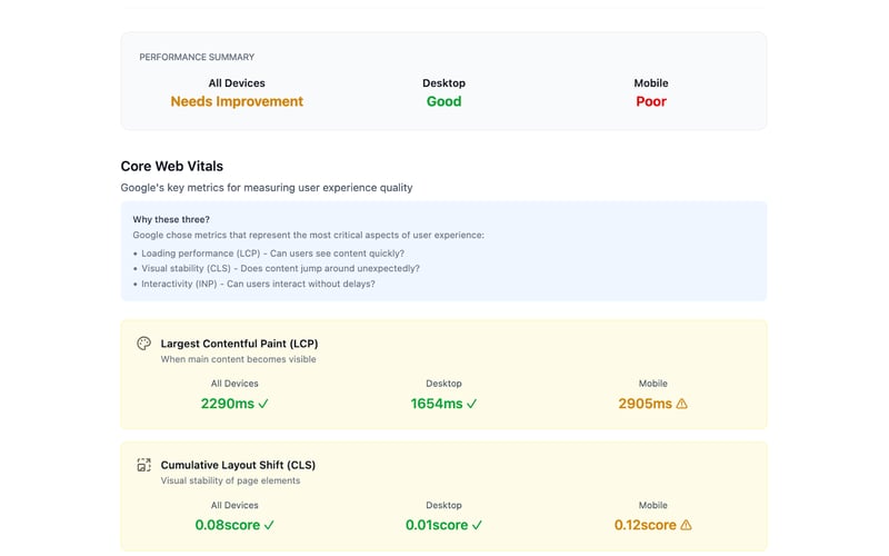 SEO Speed Test screenshot 2