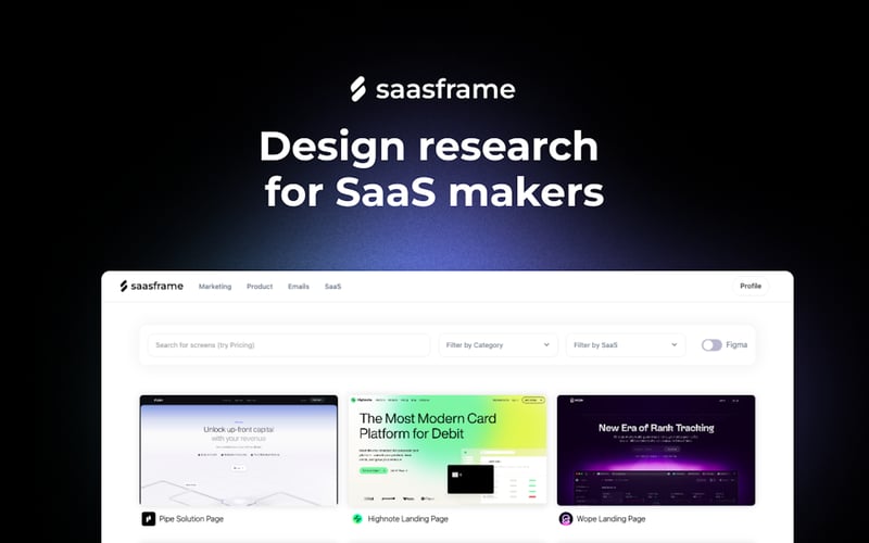 SaaSFrame screenshot 1