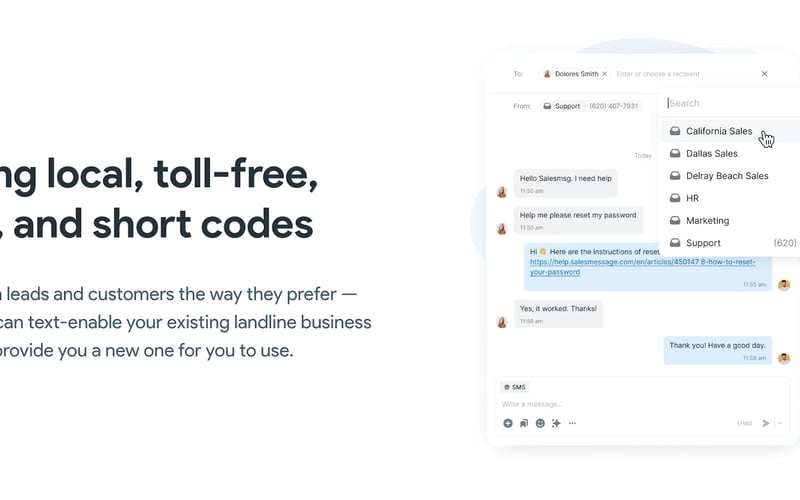 Salesmsg screenshot 2