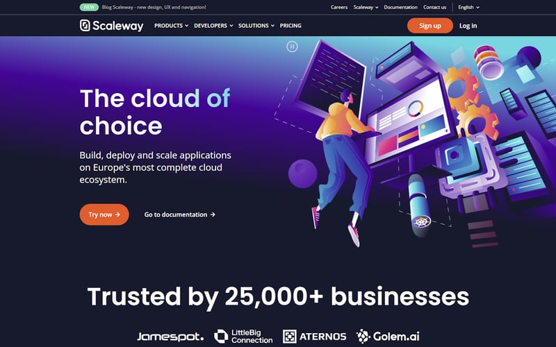Scaleway screenshot 1