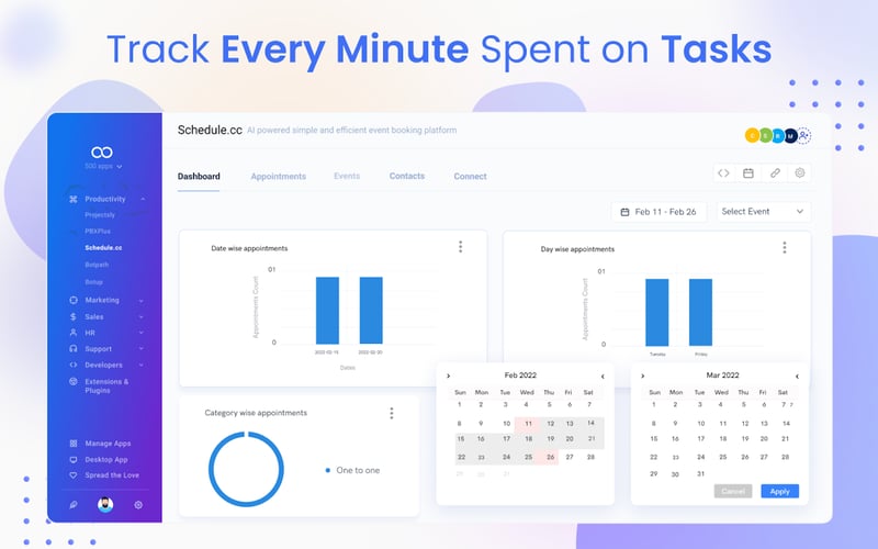 Schedule.cc by 500apps screenshot 2