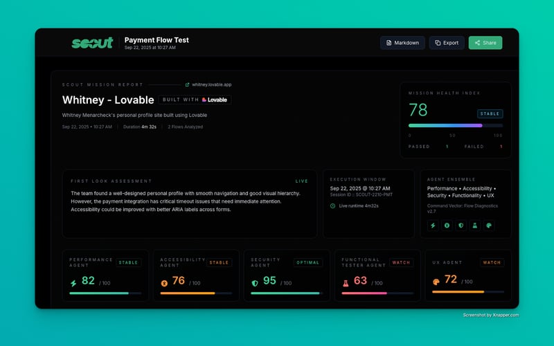 Scout QA - AI Quality Companion screenshot 2