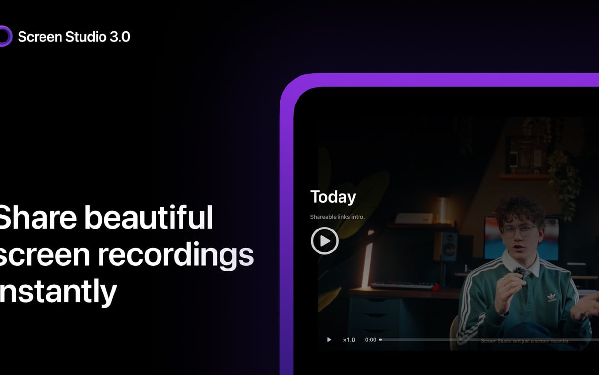Screen Studio preview