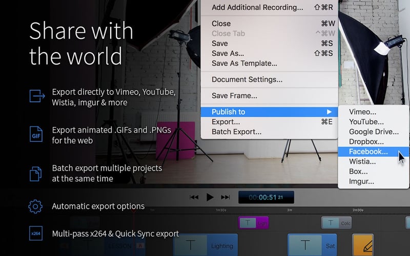 Screenflow 8 screenshot 1