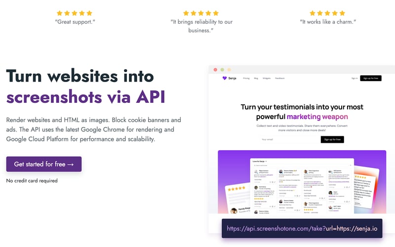 ScreenshotOne screenshot 1