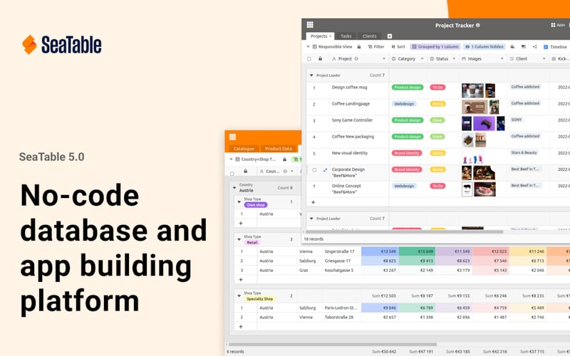 SeaTable screenshot 1